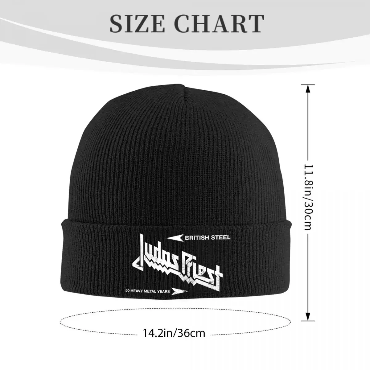 Judas Priest T-Shirts For Men Women Bonnet Hats Metal Punk Music Skullies Beanies Men Women Warm Soft Beanie Hats Autumn Gym Cap