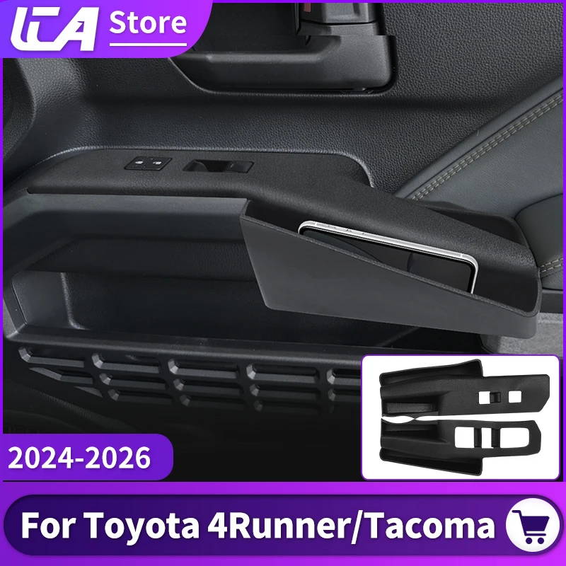 

Для Toyota 2024 2025 2026 4Runner Tacoma стекло подъемная защитная накладка пыленепроницаемая с карманом для хранения аксессуары для салона автомобиля