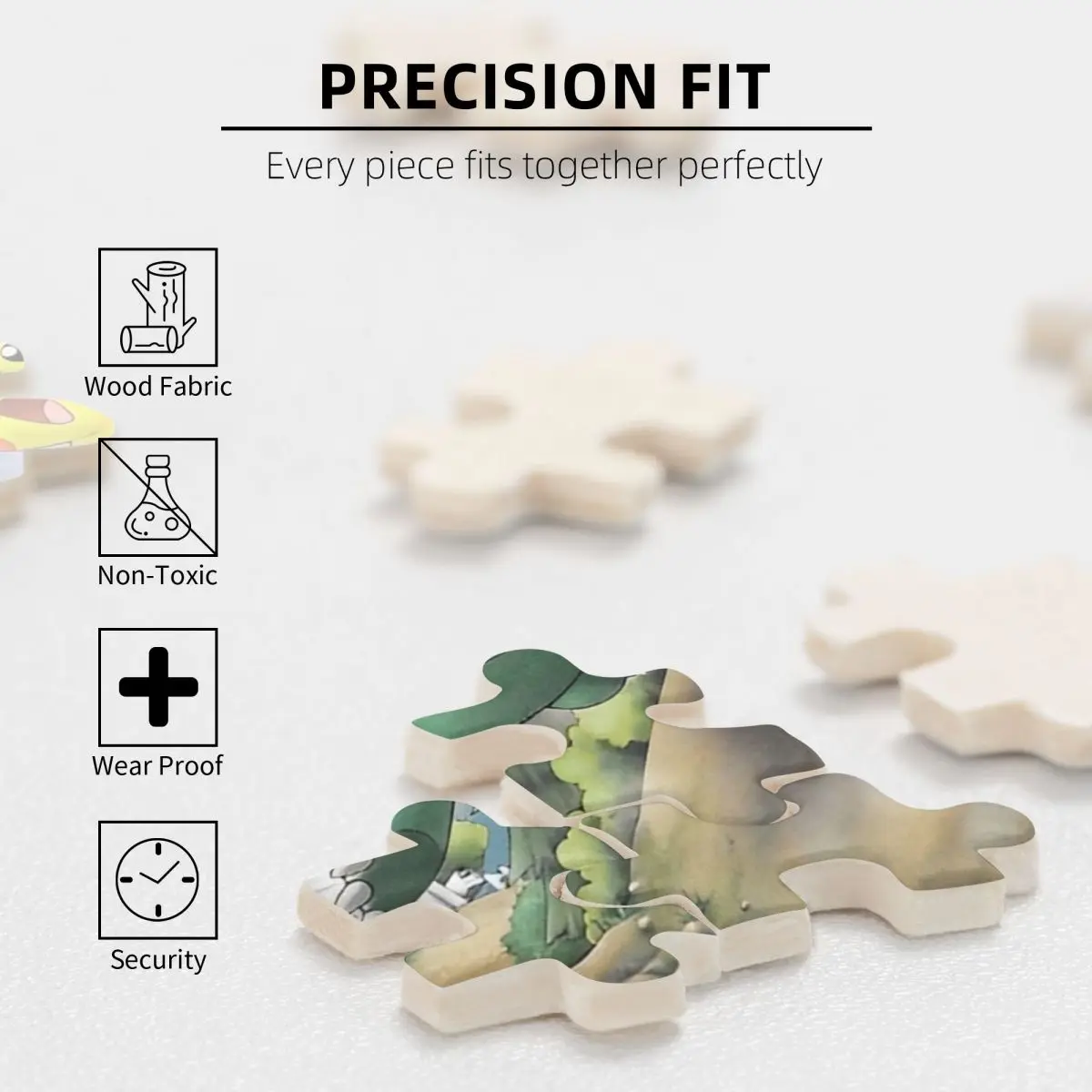 Pokemon Pikachu Characters Cartoon Wooden Puzzle 300 Pieces for Kids Learning Educational Toy Jigsaw Puzzles for Children