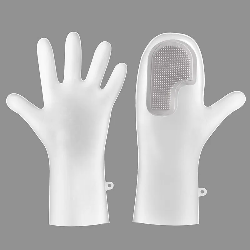 Dish Glove Rubber - 1Pc Waterproof Rubber Magic Dishwashing Gloves