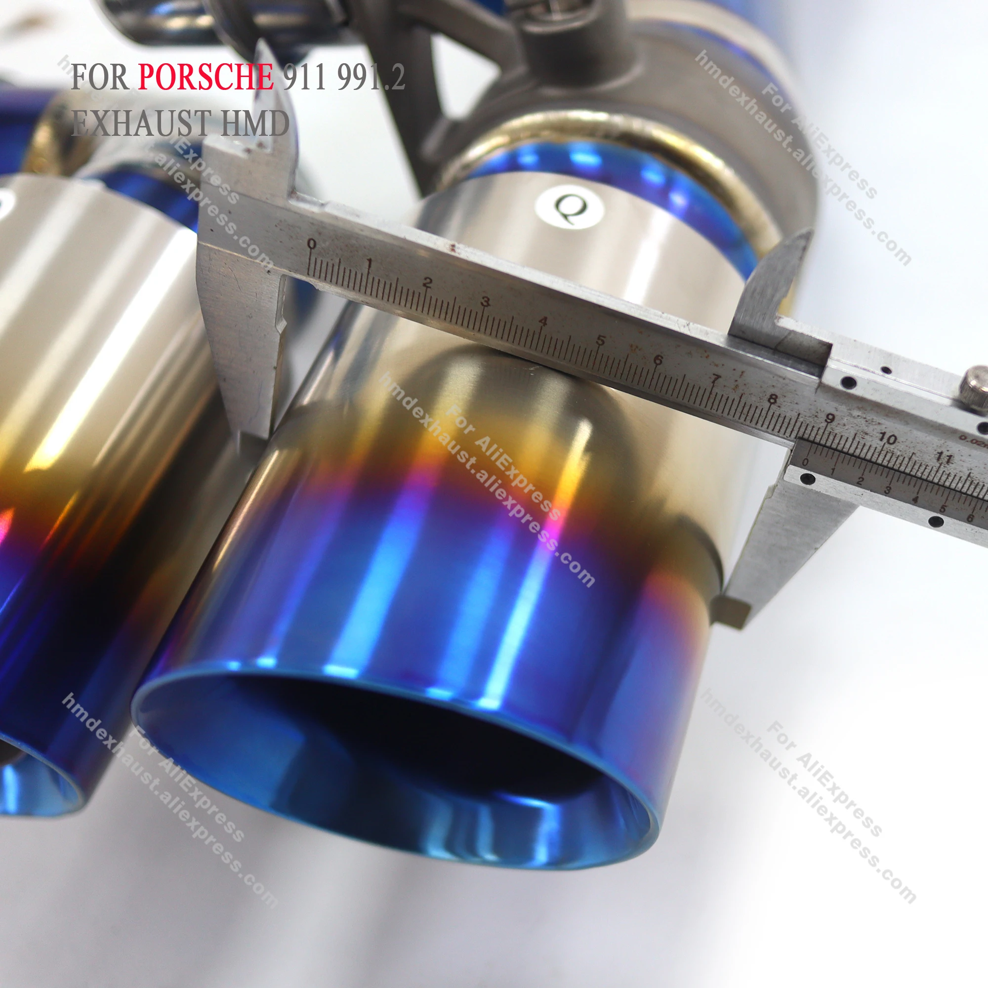 

HMD Exclusive customization Titanium Exhaust System Performance Catback Exhaust for Porsche 911 991.2 Muffler With Valve