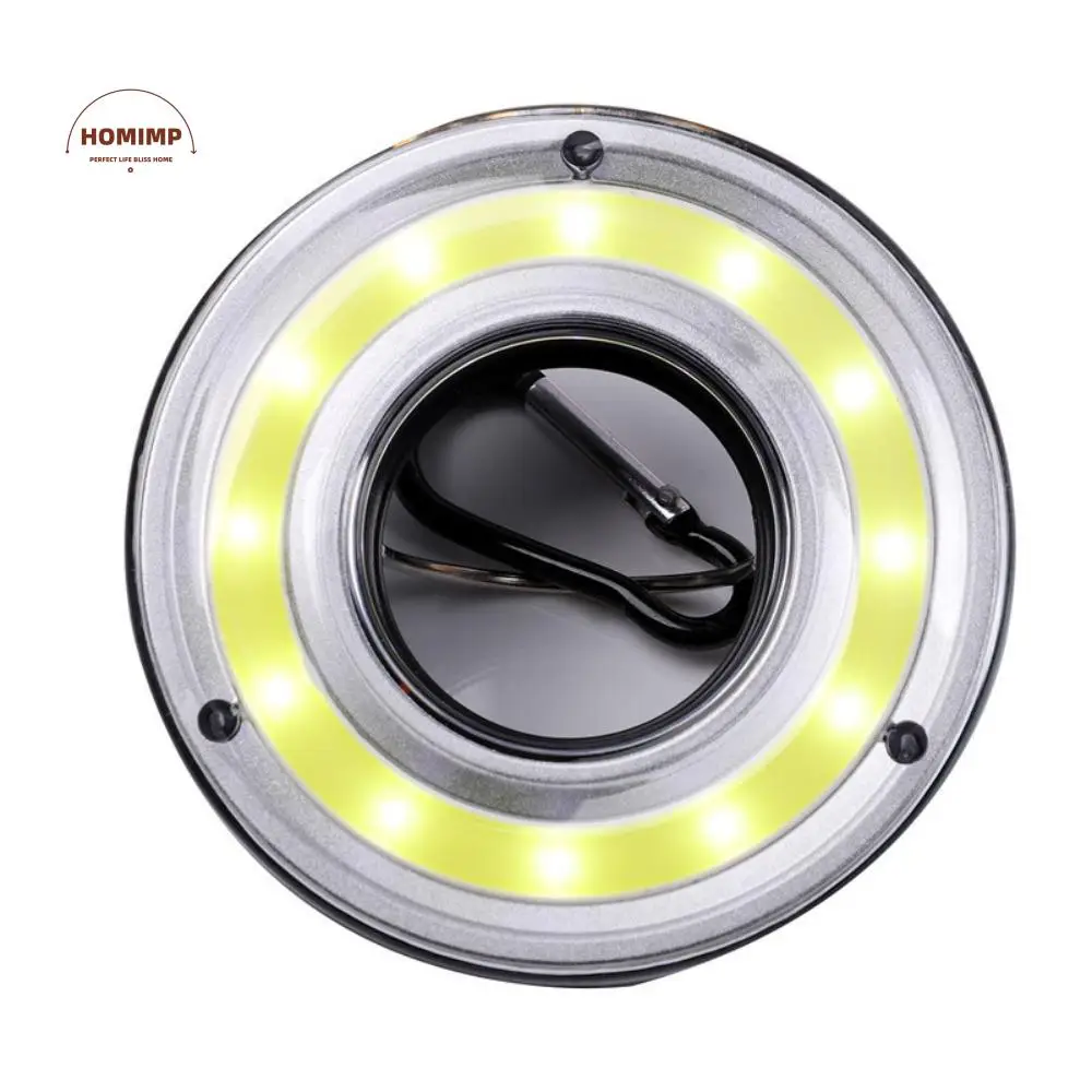 

Three Modes Glow Golf Hole Light Waterproof Carabiner Hook Camping Tent Light Climbing Buckle Luminous Emergency Light