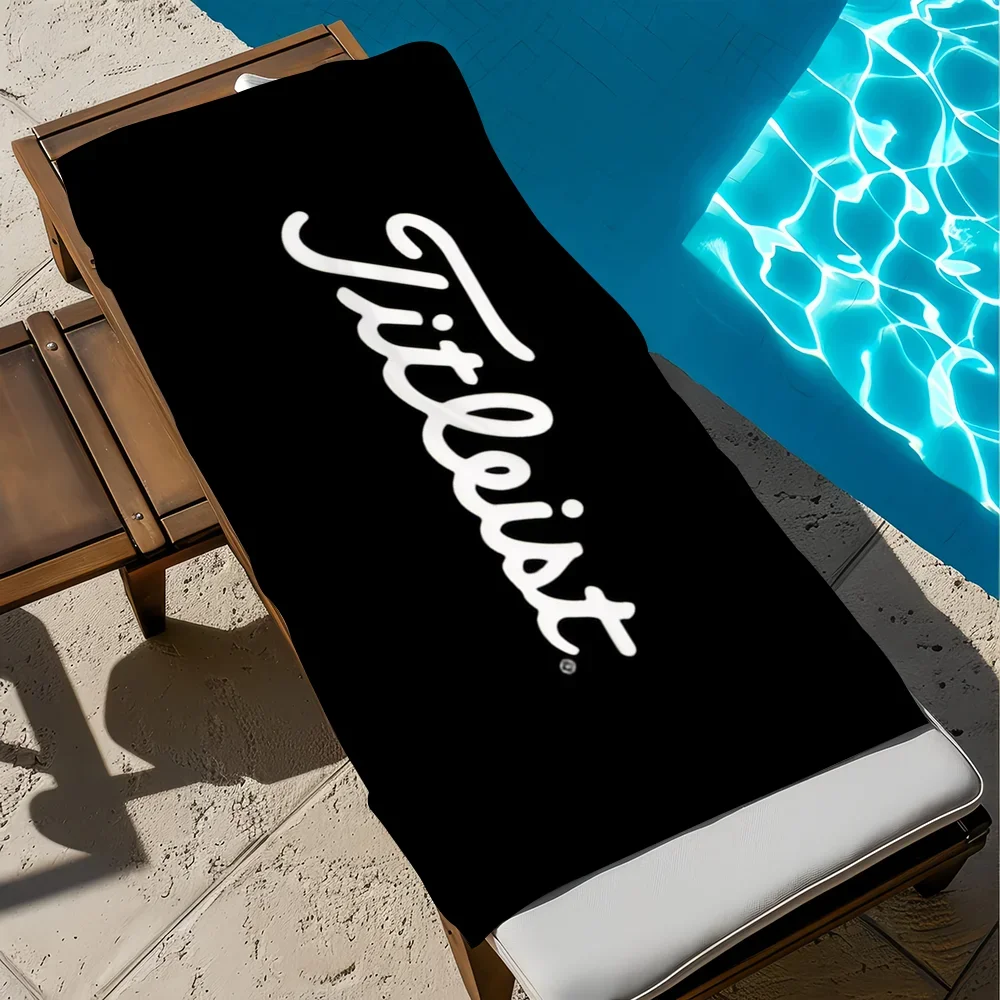 Toalla de playa personalizada con logotipo de Titleist, toallas de piscina suaves de secado rápido, regalo para viajes, gimnasio, ducha, vacaciones, camping, toalla de playa