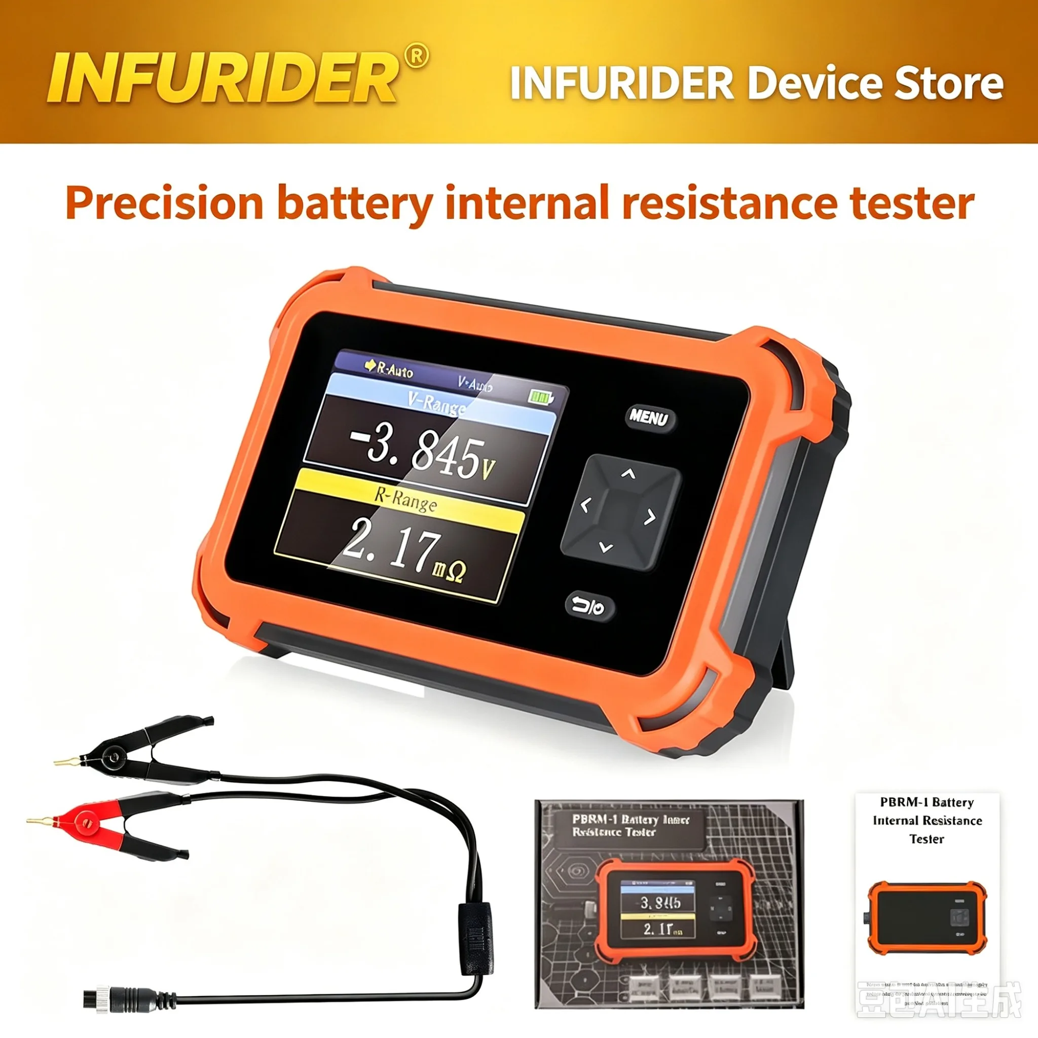Hot Sale Battery Internal Resistance Tester 110V Voltmeter High Accuracy Four-Wire AC Method for Lithium Battery Maintenance