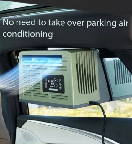 DC Inverter Portable Parking Air Conditioner Outdoor Camping Tent Mobile Air Conditioner Window-Mounted Split 24V
