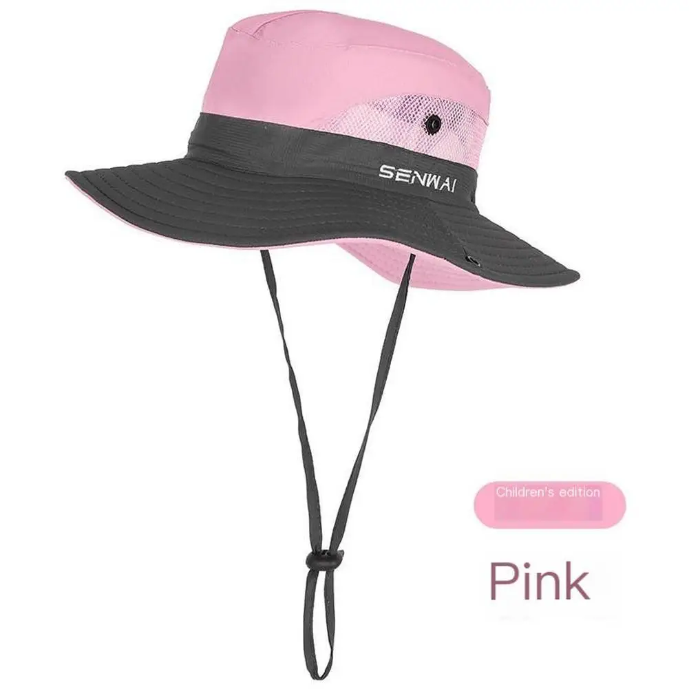 Women Sun Hat Foldable Wide Brim Bucket Hat Outdoor Fishing Hat Sun Protection Cap with Ponytail Opening