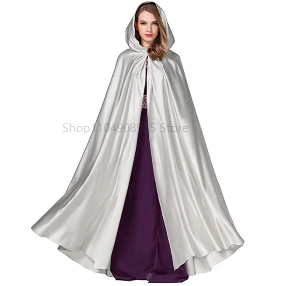

Hood Cloak Wedding Wrap Halloween Costumes Medieval Witch Princess Adult Vampire Cape Cosplay Party Cape