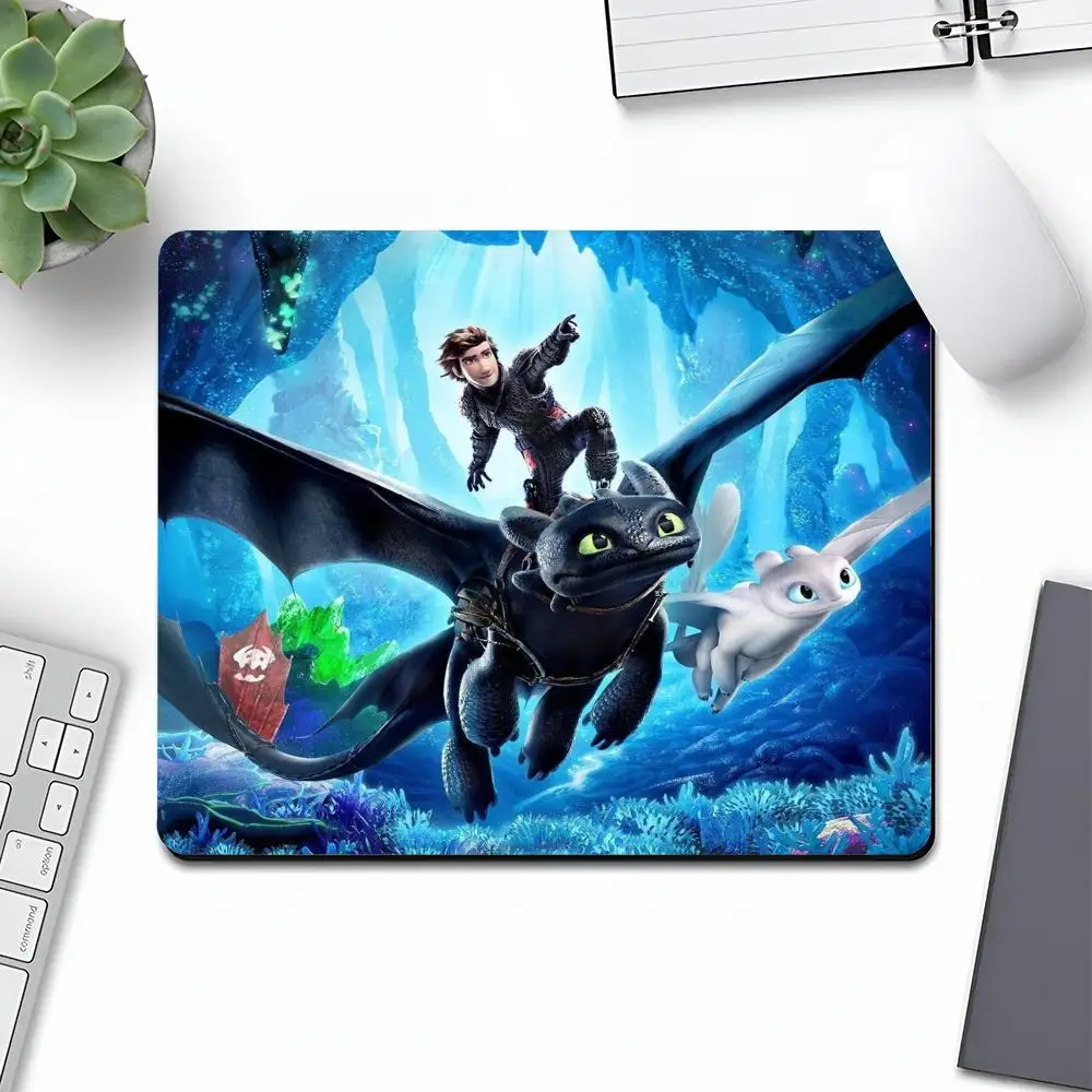 Tra-inS Your DragonS Mouse Pad Art Gaming Gamer Small Rubber Music Locking Edge Large Computer MousePad Laptop Desk Pad