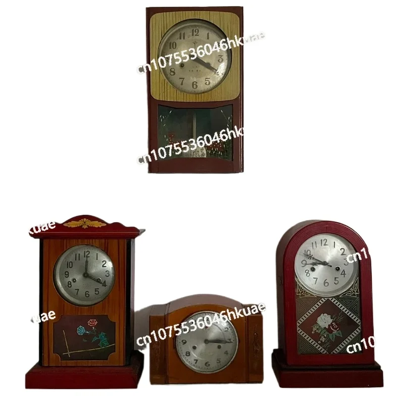 Vintage Mechanical Winding Wall Clock | Nostalgic Old-Fashioned Clock for B&B Home Retro Decoration Ornament