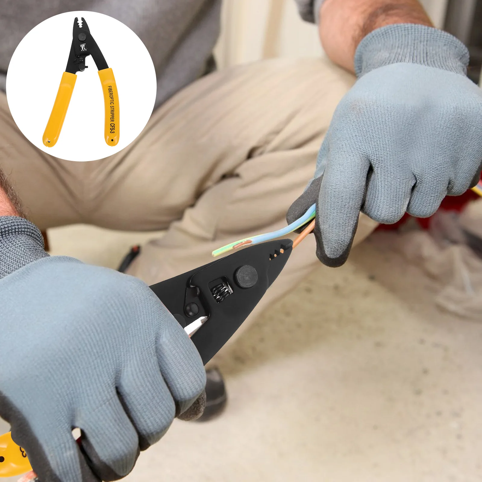 

Wire Strippers Cable Stripping Hand Tool Electrician Plier Crimping Cutting Machine