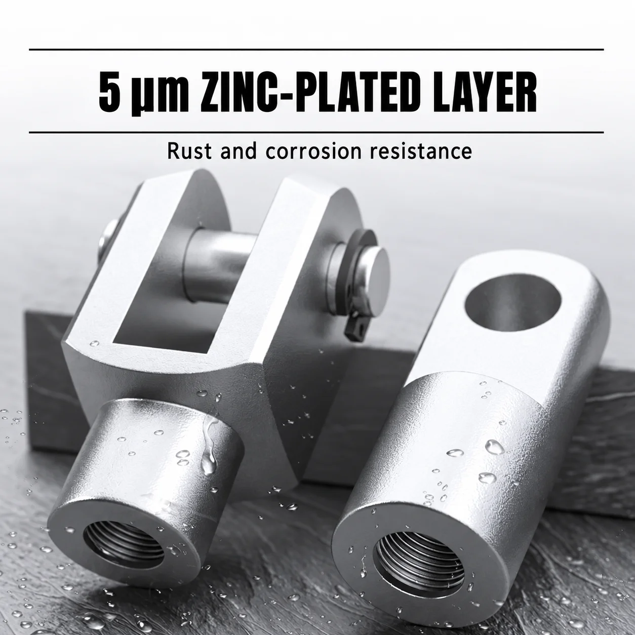 1PCS Pneumatic Cylinder Rod End Fitting I-Type Eye or Y-Type Clevis with Pin M6 M8 M10 M12 M16 M20 SC MAL Accessories