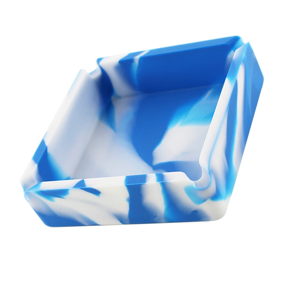 

Silicone Ashtray Container Camouflage High Temp Resistance Holder Non Toxic Eco Friendly Lightweight