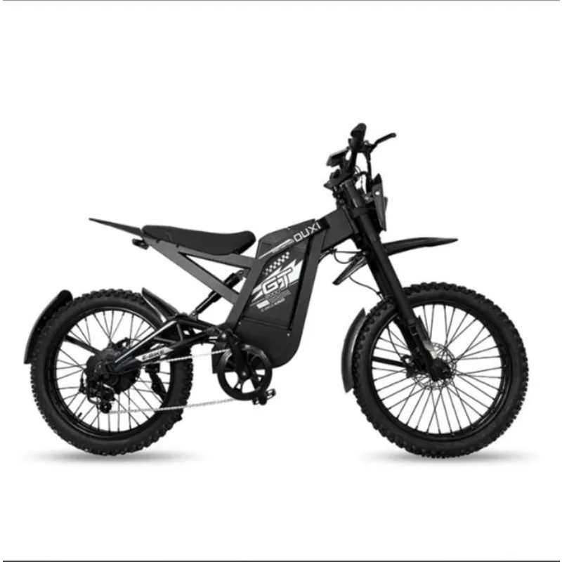 OUXI GT2000 electric bicycle Peak 2000W motor 48V 30AH Battery 60km/h E Bike off road Mountain riding Electric motorcycle image 5
