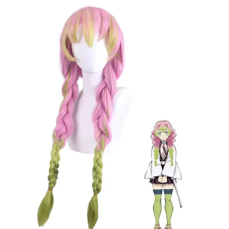 2025 novas crianças adultas demon slayer kimetsu não yaiba anime quimono kanroji mitsuri cosplay traje kisatsutai sexy feminino hallowe ❤ ❤