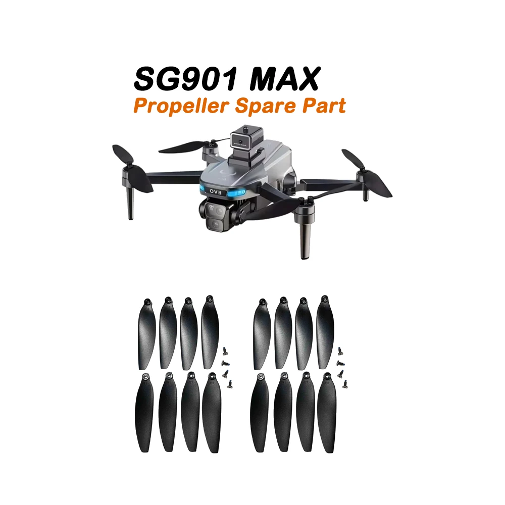 SG901 MAX PRO Brushless Drone Original Spare Part SG901 Blade Propeller Maple Leaf Wing Rotor Part Accessory 8PCS/Set