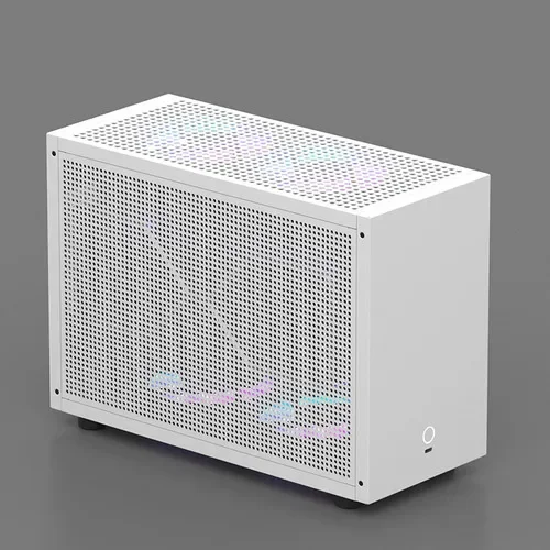 For M6p Metal Chassis Corsair PC A4 Sfx Silver Hin Mini 240 Water Cooled Itx Transparent Chassis