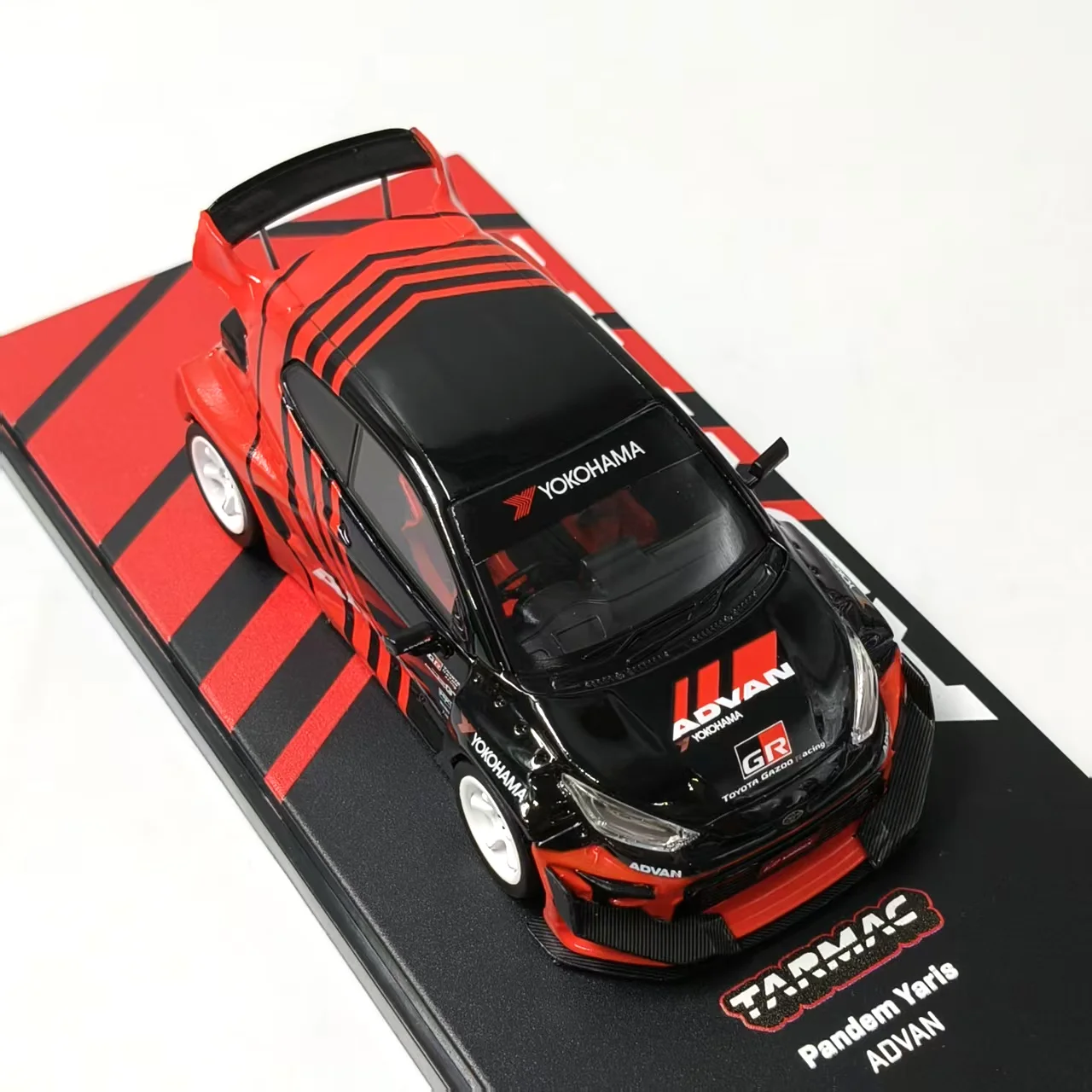 دييكاست 1:43 مقياس تويوتا بانديم يارس أدفان صاروخ أرنب سبيكة نموذج سيارة تحصيل لعبة هدية تذكارية عرض حلية