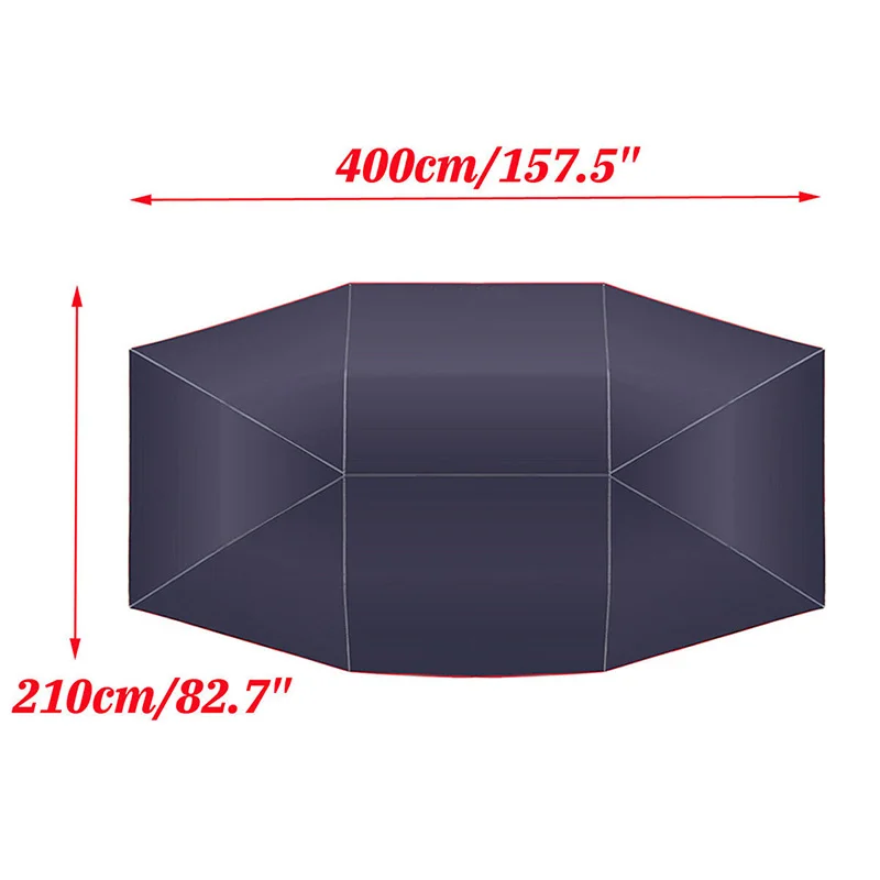 Universal Car Sun Shade Umbrella Cover Tent Cloth UV Protect Waterproof 4X2.1M