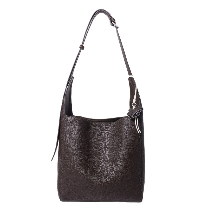 

Jonlily Женская сумка через плечо из натуральной кожи Женская модная сумка-тоут Повседневная сумка через плечо Маленькая сумка-ведро Daybag -KG2072