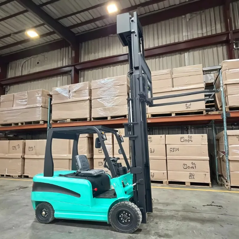 Electric Dual Mode 2 Ton Walkie Forklift Compact Convenient Small Retail Store Goods Stacking Equipment