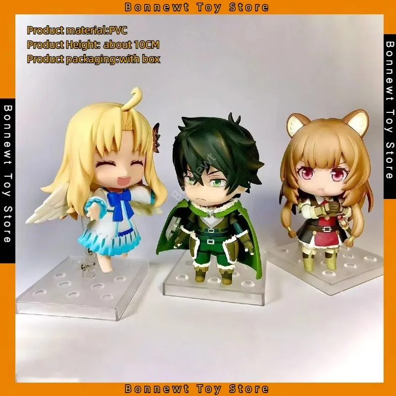 

10cm The rising of the shield hero Q version Nendoroid #1113 Naofumi Iwatani #1295 Filo #1136Raphtaria Boxed figures