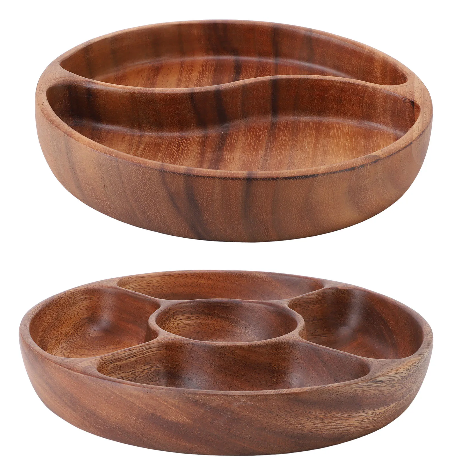 

Nuts Storage Platter Tray Wooden Serving Tray Handcrafted Multi Purpose Easy To Maintain Sturdy Food Safe Decorative for Home