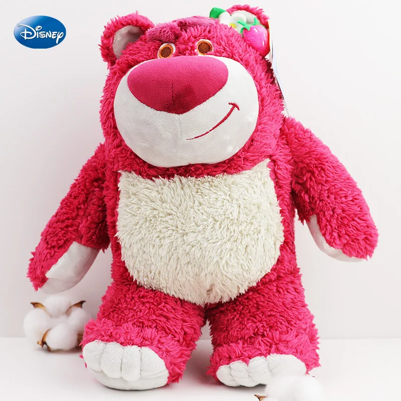 30cm Cute Disney Toy Story Lotso Kawaii Strawberry Bear Stuffed & Plush Animals Toys Cartoon Dolls Birthday Gift For Kids Girls