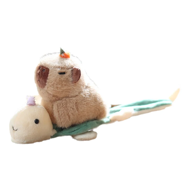 1 pieza de pulsera de capibara bonita de dibujos animados, pulsera Kawaii divertida de capibara de felpa, anillo de mano circular para mujeres, niñas y niños, regalo