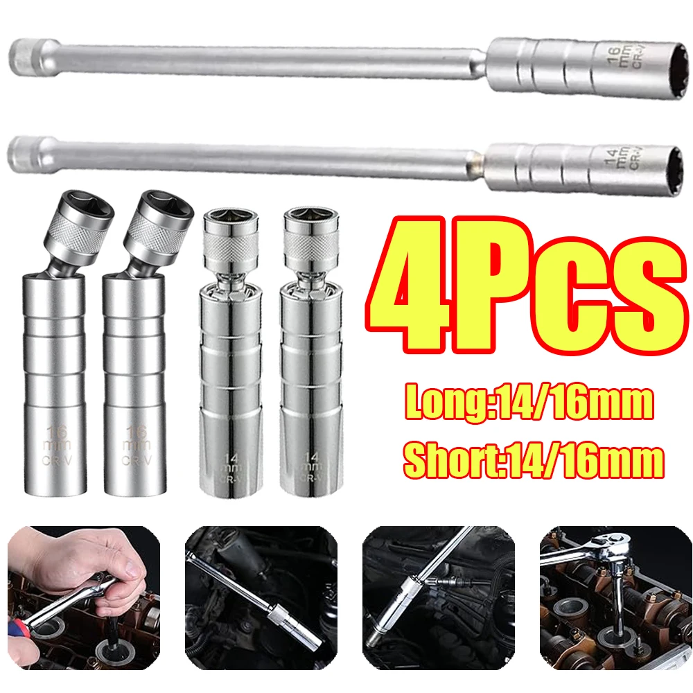 1-4Pcs Spark Plug S…