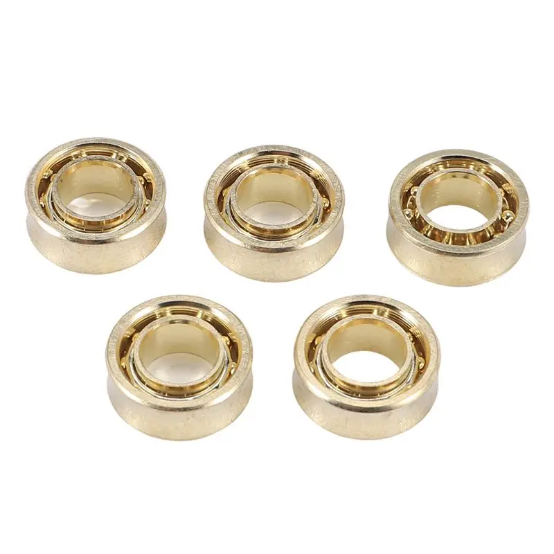 

A84F-5Pcs Gold 10 Ball Kk Yoyo Bearing Professional Extra Long Sleep Idling YOYO Bearing Yo-Yo Bearings