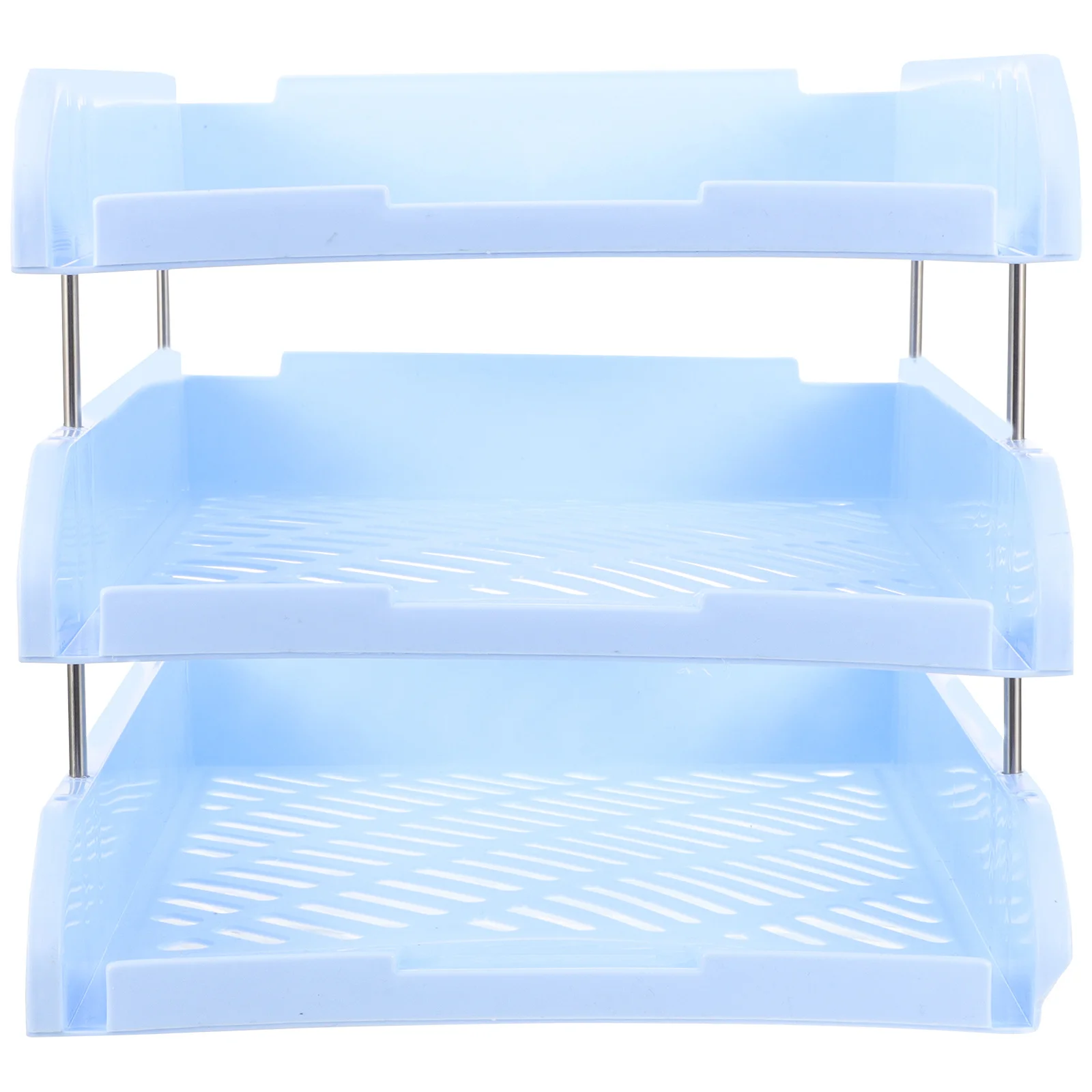 

Desktop File Organizer 3 Tier Paper Tray for Office School Home Letter Folder Storage Desk Organizing Solution