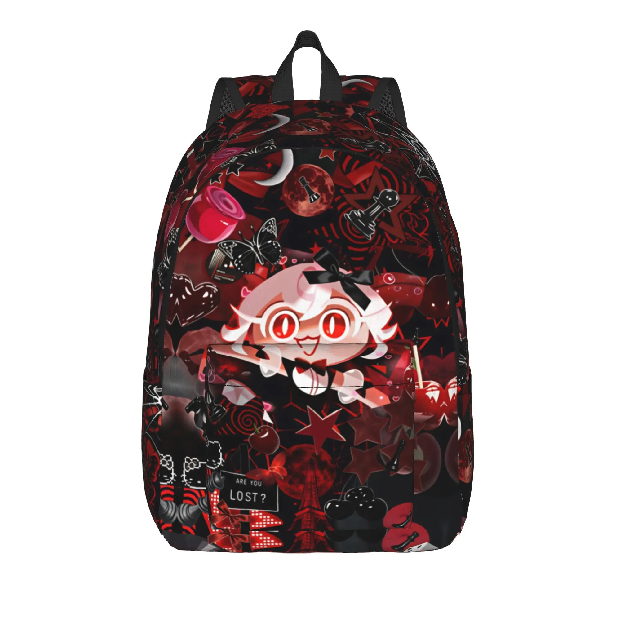 Shadow Milk  (2) Backpack Men Cookie Run Kingdom Big Backpacks Polyester Casual School Bags College Custom Rucksack