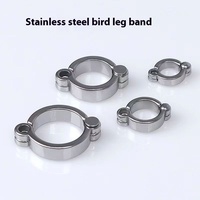Parrot Leg Ring Quick-Release Clasp Polished Lightweight Safe for Budgie Cockatiel Macaw Birds Bird Rope Bird Foot Ring