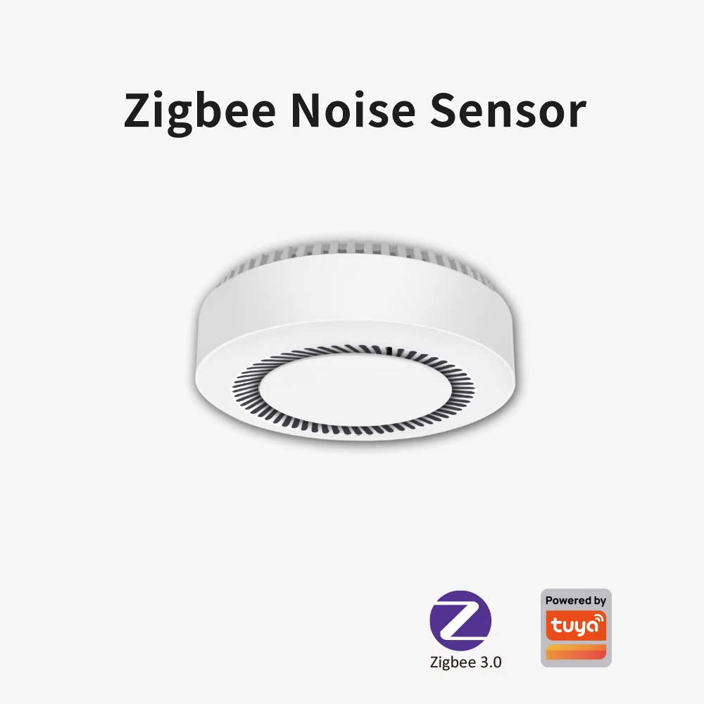 lincukoo-tuya-zigbee30-noise-sensor-130db-smart-sound-alarm-cr123a-1year-battery-for-hospital-library-hotel-smart-life