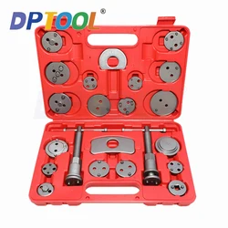 22pcs Universal Car Disc Brake Caliper Wind Back Brake Piston Compressor Tool Kit For Most Automobiles Garage Repair Tools