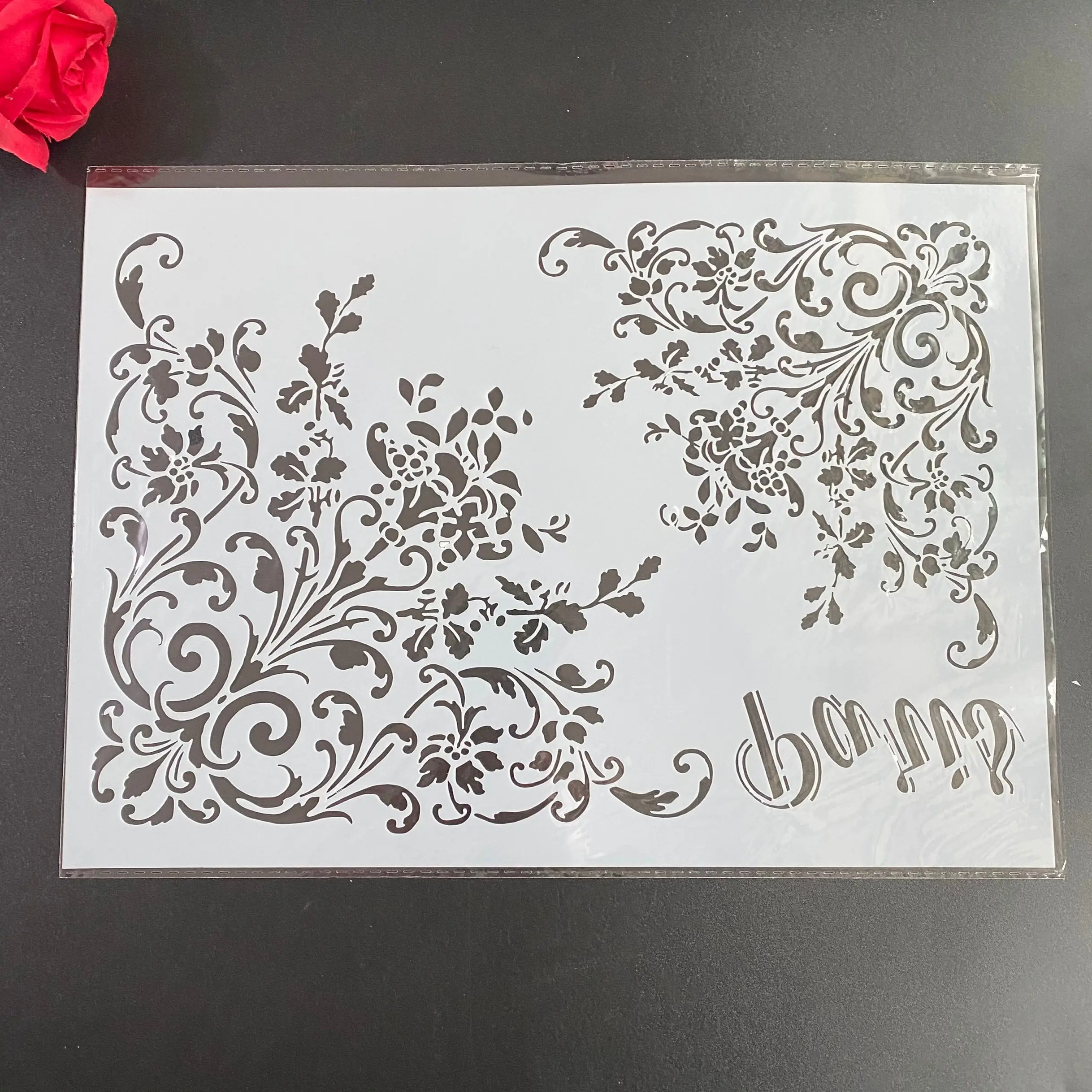 4 шт./набор, трафареты для рисования мандалы