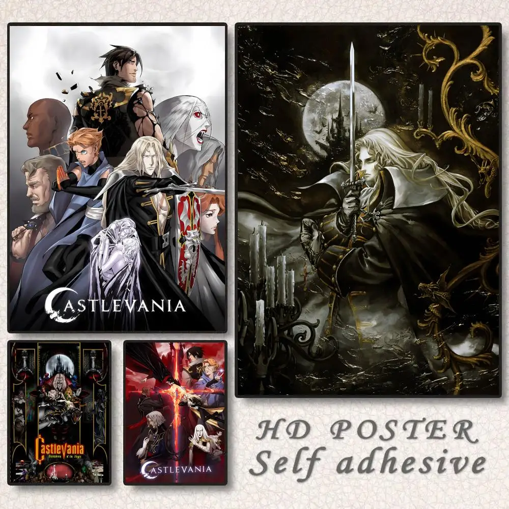 Póster de juego clásico Legend C-Castlevania, pegatina artística para pared, Mural, impresión fotográfica, póster decorativo para decoración del hogar y sala de estar