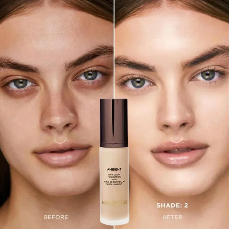 Soft Light Face Foundation Cream, corretivo de capa completa, corretivo de manchas e círculos escuros, controle de óleo, maquiagem duradoura, marca