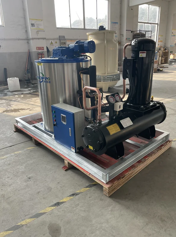 COLDPRO 4T Flake Ice Machine Energy Saving Industrial Cooling Seafood Freshness Large Commercial Ice Making Equipment