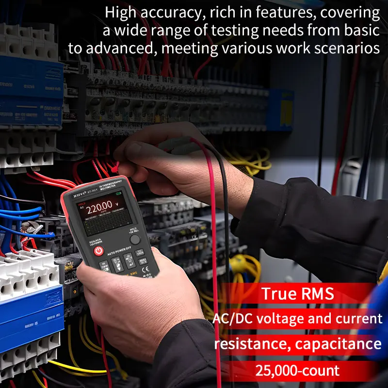 ZOYI ZT-R01 2-in-1 infrared thermal imaging multimeter Industrial power floor heating PCB electrician maintenance - Image 6