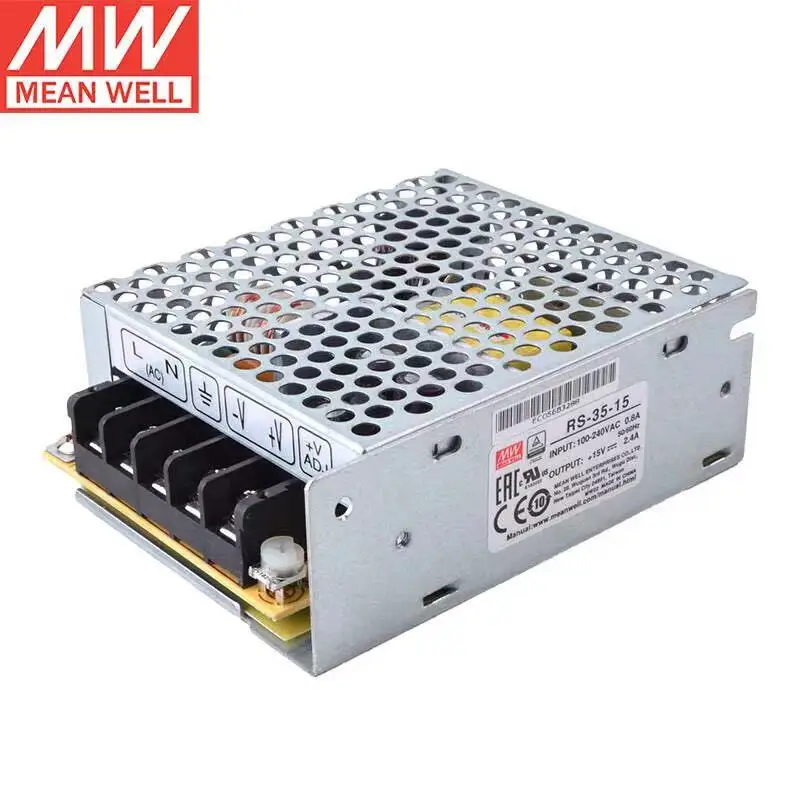 Taiwan Mean Well RS-35-15 15V 2.4A Single Output Switching Power Supply AC-DC Brand New Original Authentic