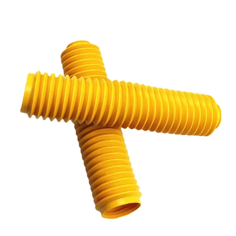 40mm Fork Motorbike Yellow Rubber Boot Universal Dust Jacket Cover Dirt Off Bike