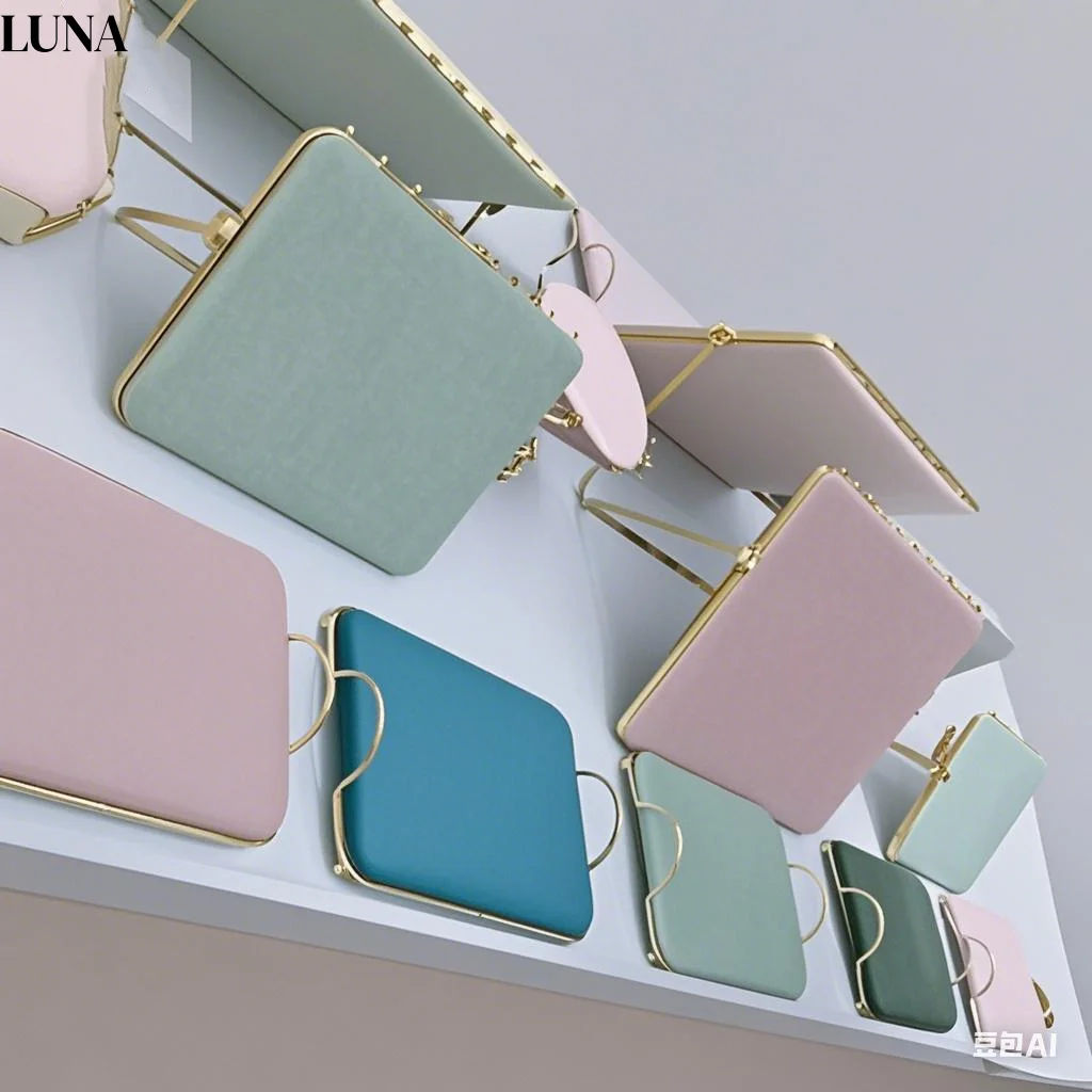 Two-Colors AB Face Plum Screen Necklace Display Stand Earrings Brooch Display Tray Stand 2Colors Matching