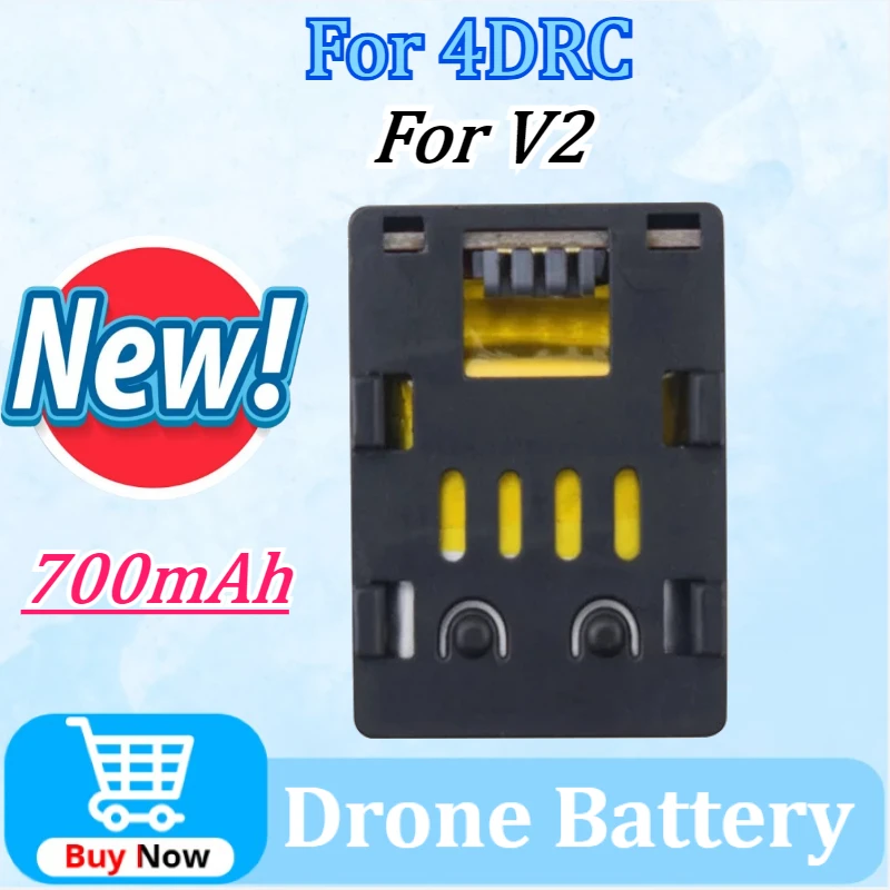 

High-Capacity 3.7V 700mAh Lipo Drone Battery Replacement For 4DRC V2 Mini Four Helicopter Accessories Parts Rechargeable Battery