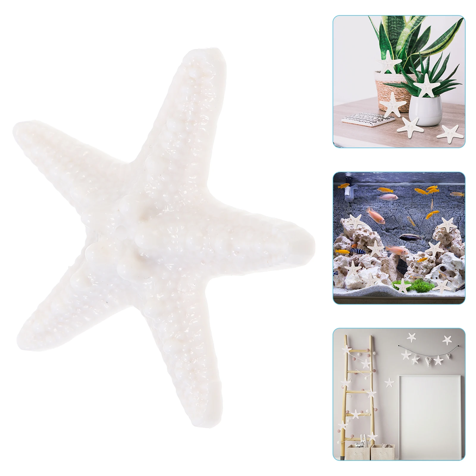 

25 Pcs Decorative Simulation Ornament Ornaments Nautical White Hawaii Style
