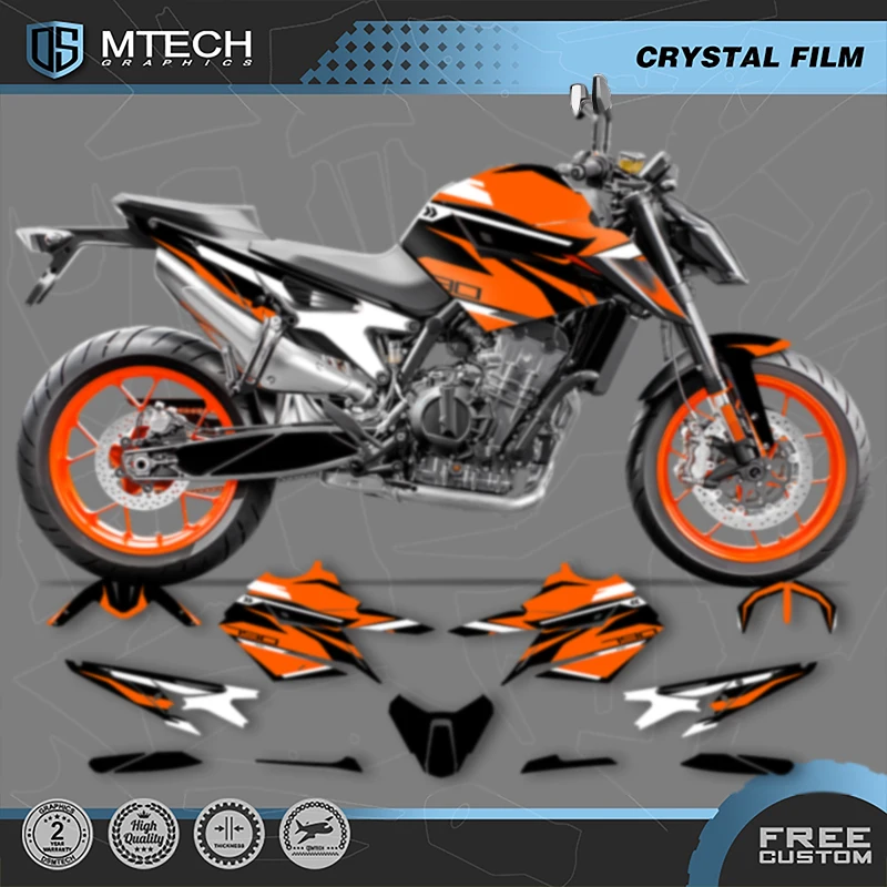 DSMTECH Motorcycle Graphics Decals Stickers Kits For KTM 2018 2019 2020 2021 DUKE 18-21 DUKE 790 890 007