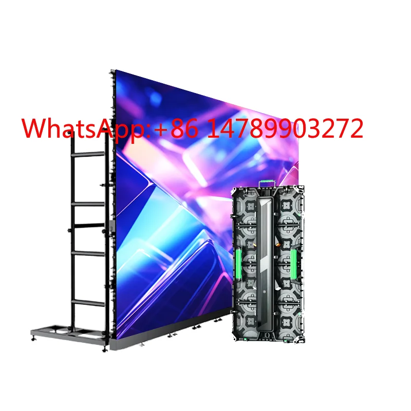 500x1000mm HDR10 IP65 Modular Rental LED Wall HD Outdoor Event Advertising Display