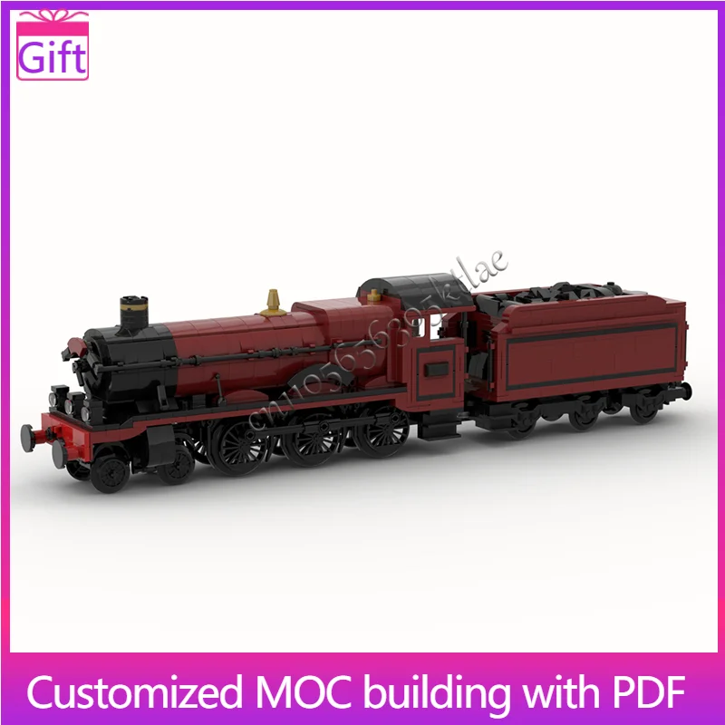 

1003 Parts Steam Locomotive Building Block Set Red Train Architectural Model Bricks Children's DIY Toys Surprise Birthday Gifts