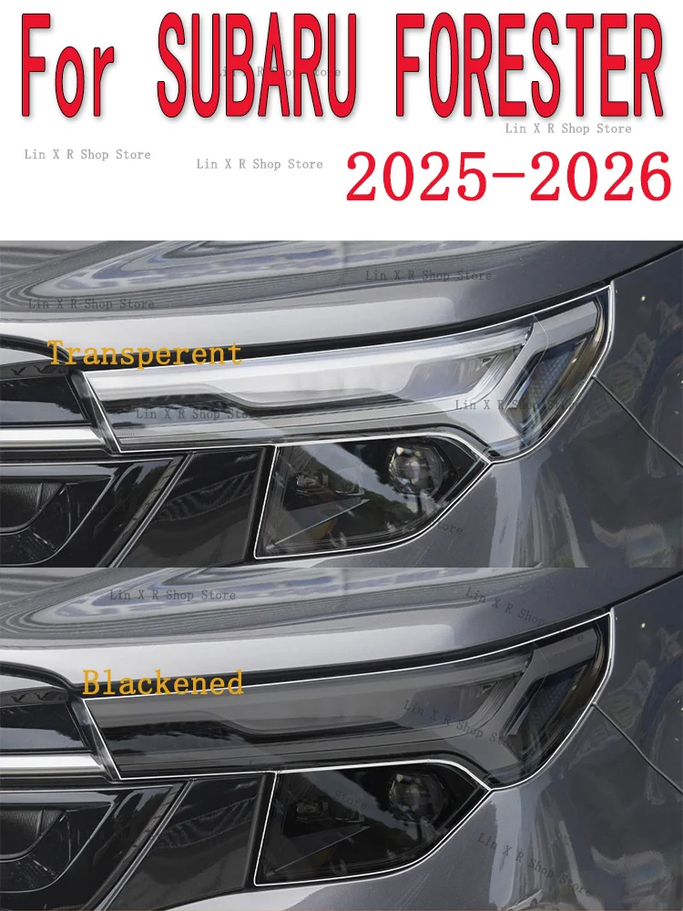 لسوبارو فورستر (2025-2026) سيارة الخارجي العلوي المضادة للخدش الجبهة مصباح تينت بولي TPU طبقة رقيقة واقية غطاء إصلاح Accessori