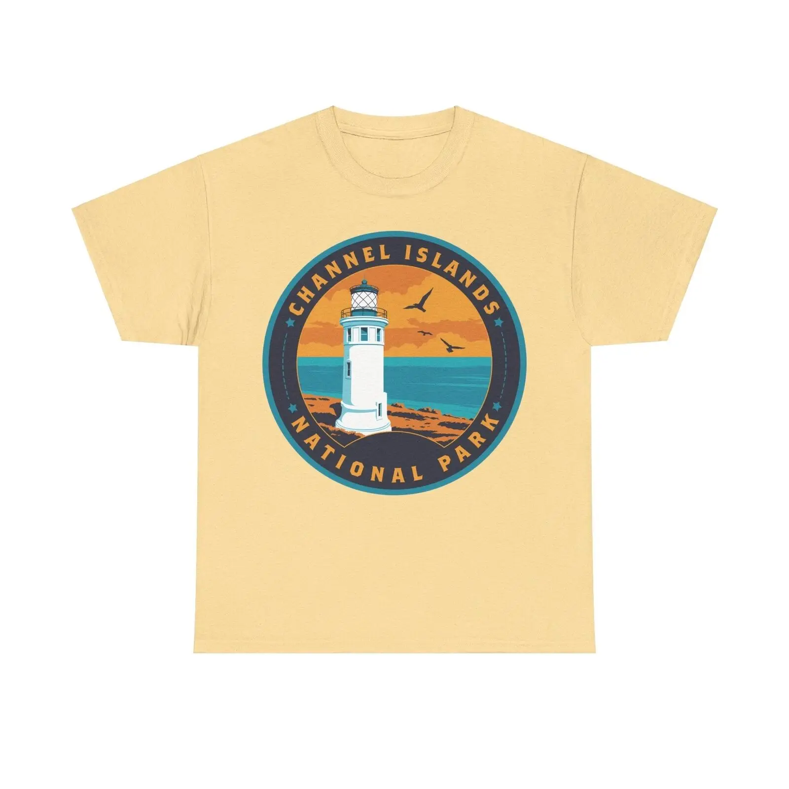 Channel Islands National Park California Round Logo T shirt